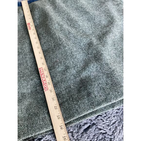 Boden Women's 100% Wool British Tweed Straight & Pencil Skirt Green Size 14R - Picture 11 of 11